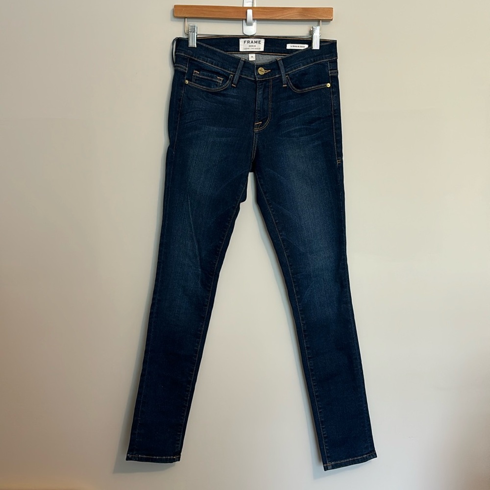 Women’s Mid Rise Frame Le Skinny Jeans Size 28